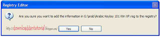 How to Install arabic keyboard on Windows XP  without a CD Installer