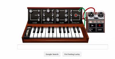 Main Piano Elektronik di google.com "hanya hari ini" 23 Mei 2011