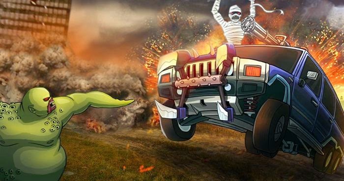 Monster Car Hill Racer v1.9 Modded Apk for android