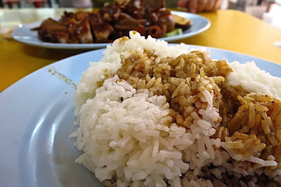 Lek Kee Authentic Teochew Braised Duck (陸記正宗潮洲鹵鸭), rice