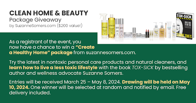 Clean Home & Beauty Package Giveaway by SuzanneSomers