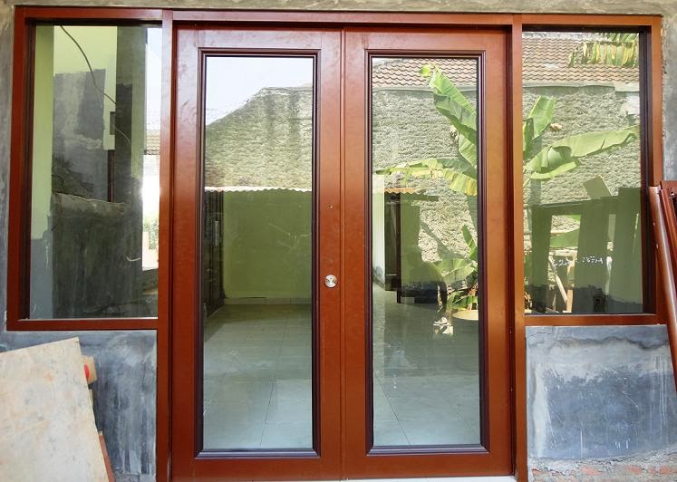 Toko Cahaya Pintu dan jendela Variasi Alumunium pintu kaca