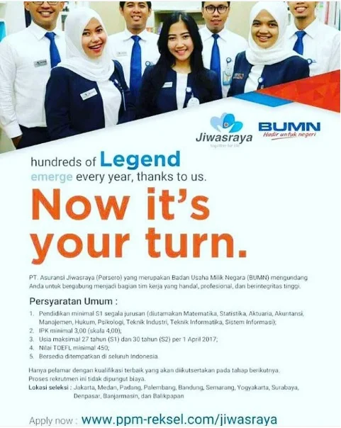 loker asuransi jiwasraya 