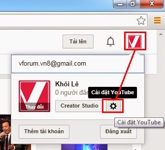 thay đổi đường dẫn trên kênh youtube nhanh chóng