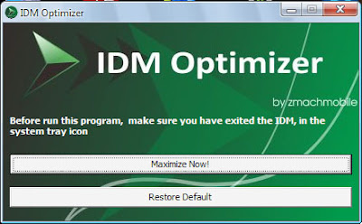 IDM Optimizer - Cara Mempercepat Kinerja IDM