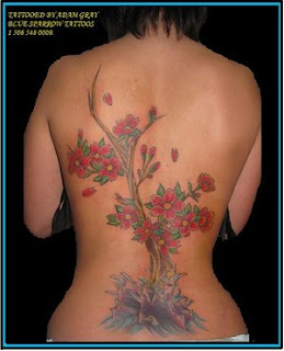 Back Piece Japanese Tattoos With Image Cherry Blossom Tattoo Designs Especially Back Piece Japanese Cherry Blossom Tattoos For Female Tattoo Gallery 2