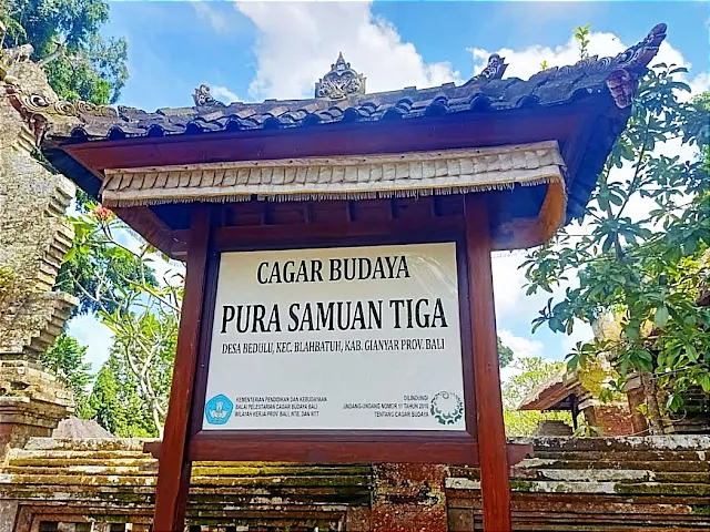 Lokasi pura samuan tiga