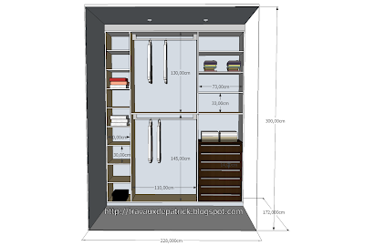 Dressing sur 2 rangees gauche - google sketchup