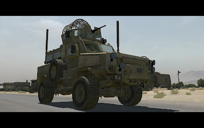 ArmA2 RG31 mk5 アドオンのゲーム内画像