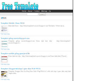 demo template wap web html5