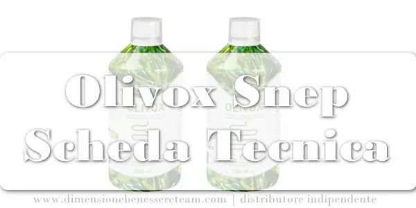 Olivox Snep Scheda Tecnica | Scopri Le Caratteristiche