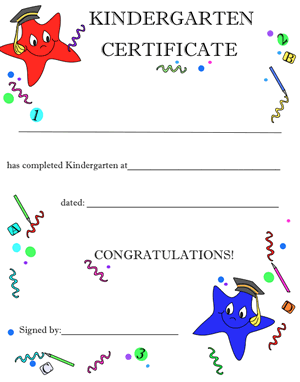 Arts Education Statistics on Kg Graduation Certificate   Kg Graduation Certificate Printable