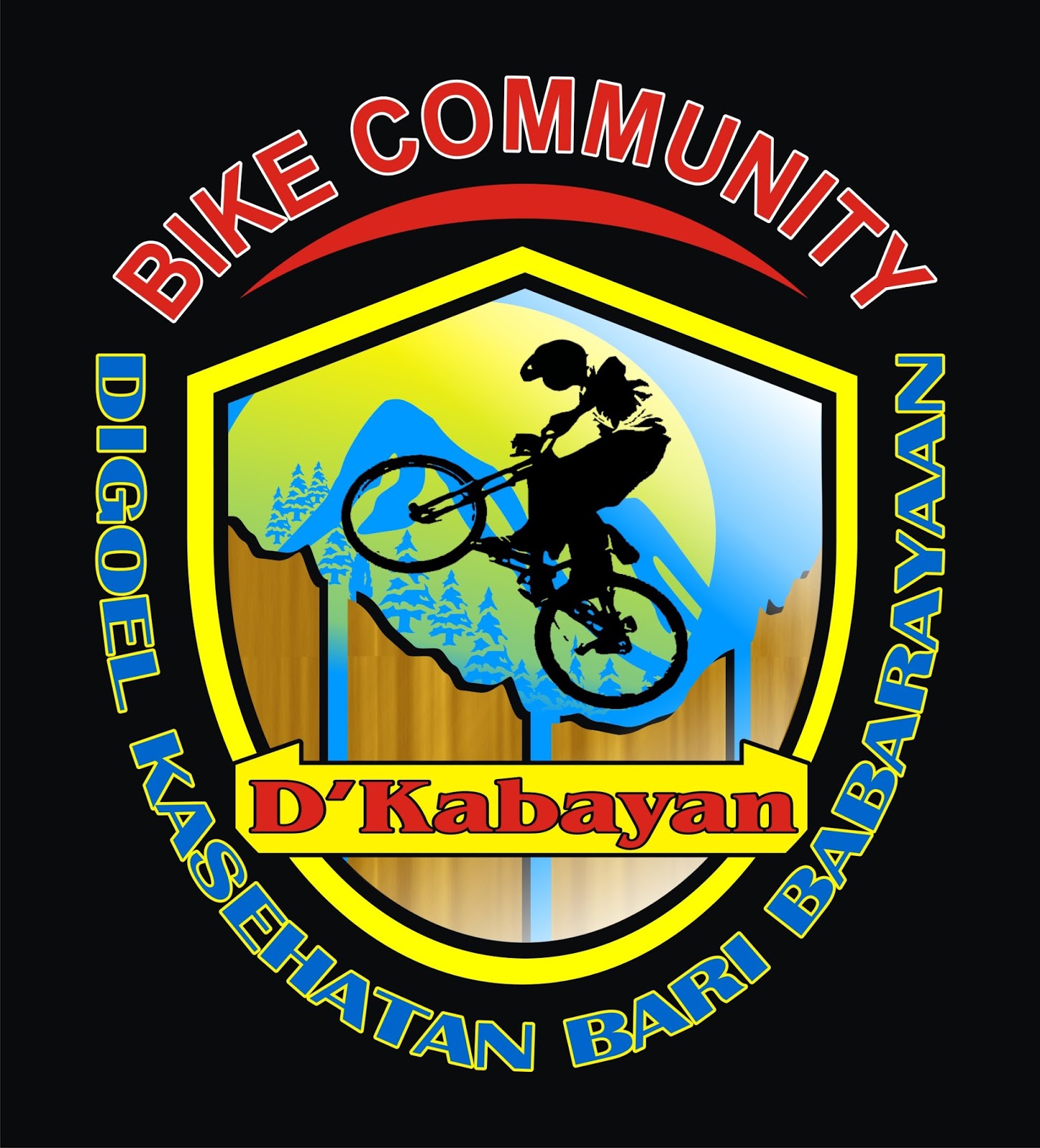 Logo Baru Komunitas Sepeda  Gunung D Kabayan