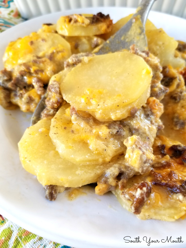 Crockpot Hamburger Potato Casserole - Fun Family Meals