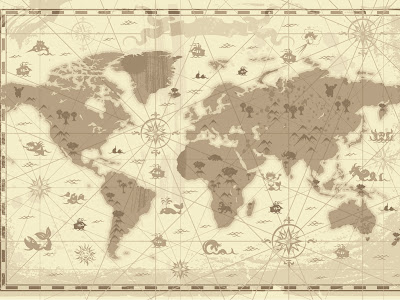 古 地図 イラスト 163158-古地図 イラスト