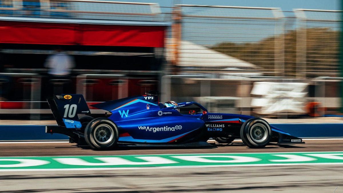 Fórmula 2: Buen inicio de Franco Colapinto en la FP1, en Bahrein