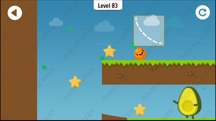 Where's My Avocado? Level 83 Solution, Cheats, Walkthrough, 3 Stars for Android, iPhone, iPad and iPod