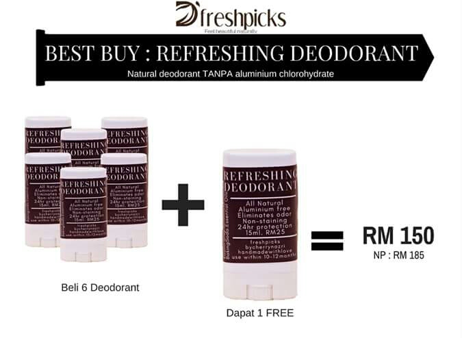 DEODORANT HOMEMADE D'FRESHPICKS