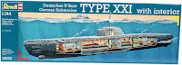 Revell 1/144  German Submarine TYPE XXI with interior (05078)  Color Guide & Paint Conversion Chart