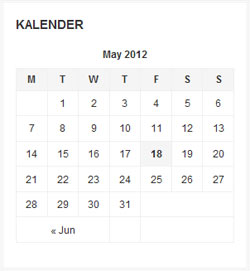 widget kalender