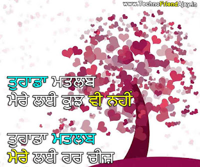 Punjabi Love Shayari With Image