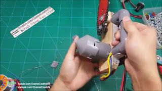 membuat chainsaw mini dari dinamo 12 volt