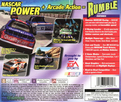 NASCAR Rumble Back Cover