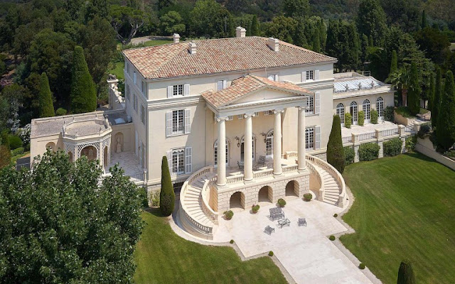 Legendary Mansion On The French Riviera With Neo-Palladian Style Architecture