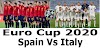 Euro Cup 2020: Italy and Spain will meet in the European Championship for the fourth time 