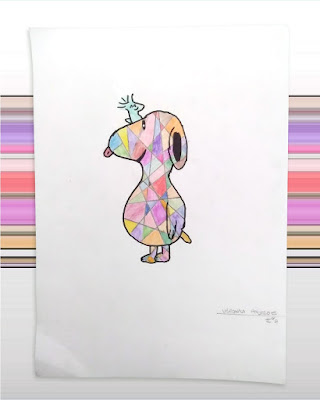 snoopy art - disegnare e colorare senza copiare