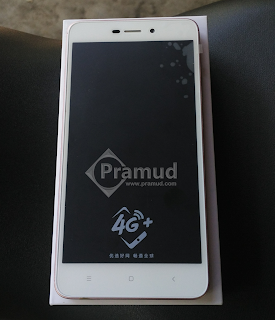 review layar, kamera depan, tombol home xiaomi redmi 4A - pramud blog