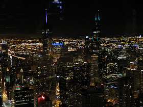 Chicago vue du haut de la tour John Hancock