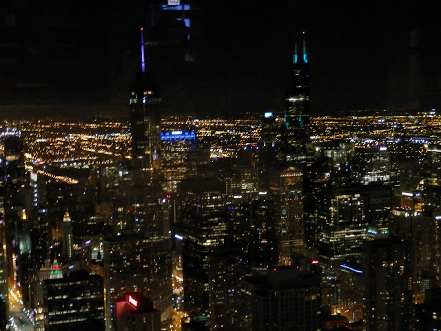 Chicago vue du haut de la tour John Hancock