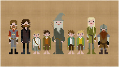 Lord of The Rings Cross Stitch