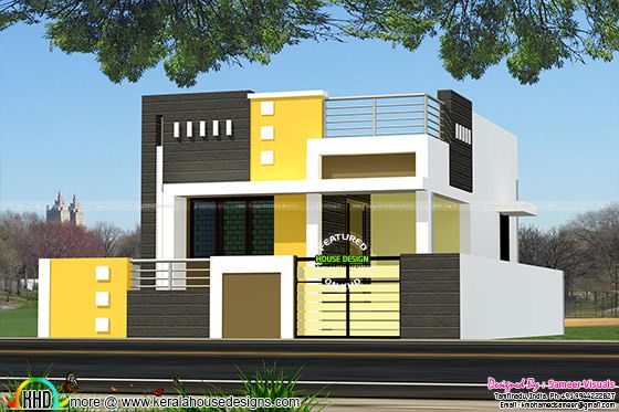 1200 square feet single floor Tamilnadu home  Kerala home  