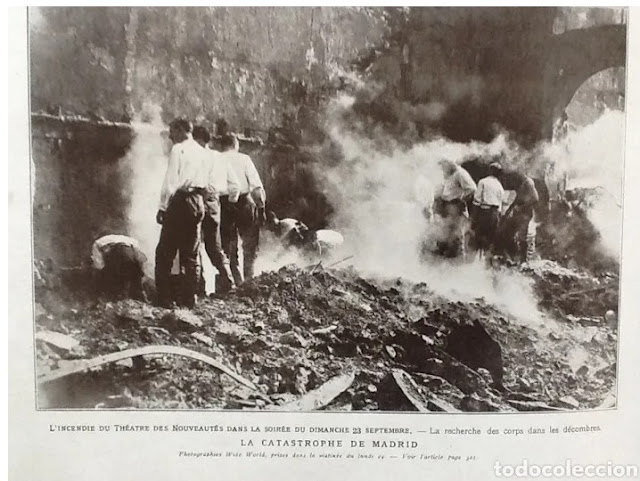 Incendio en el Teatro Novedades (Madrid).