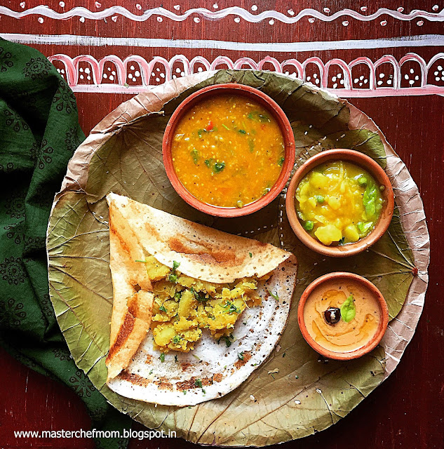 Sweet Potato Masala Dosai