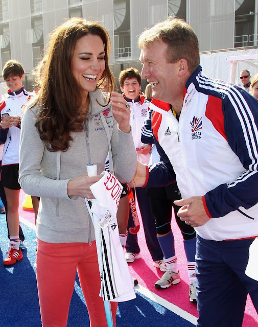 11. Kate Middleton Playing Hockey 2014
