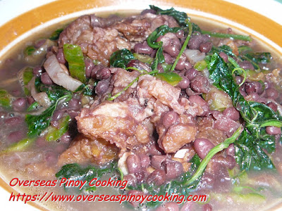 Ginisang Red Munggo Beans Dish