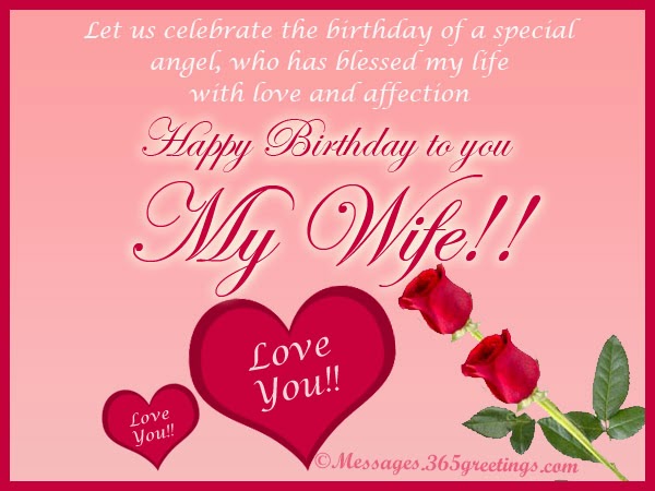 wife birthday wording to Greeting wishes Message.: card and All message, Happy Tex