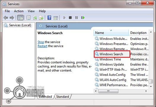 cara menonaktifkan Windows Index Search di windows 7 - Cara Mempercepat Kinerja Sistem Operasi Windows 7