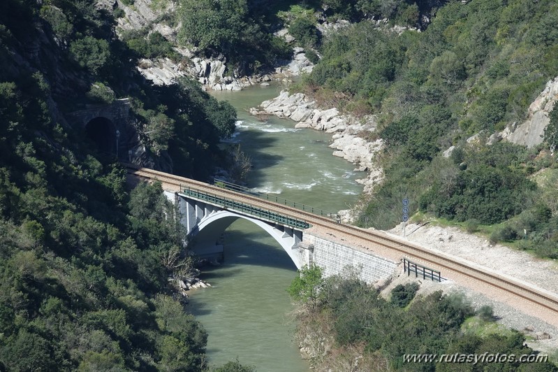 Estación de Cortes - Cañón de las Buitreras - Estación de Gaucín