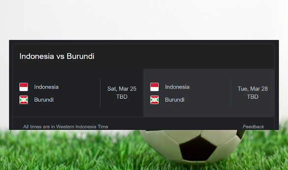 Pertandingan Indonesia vs Burundi Tayang Dimana?