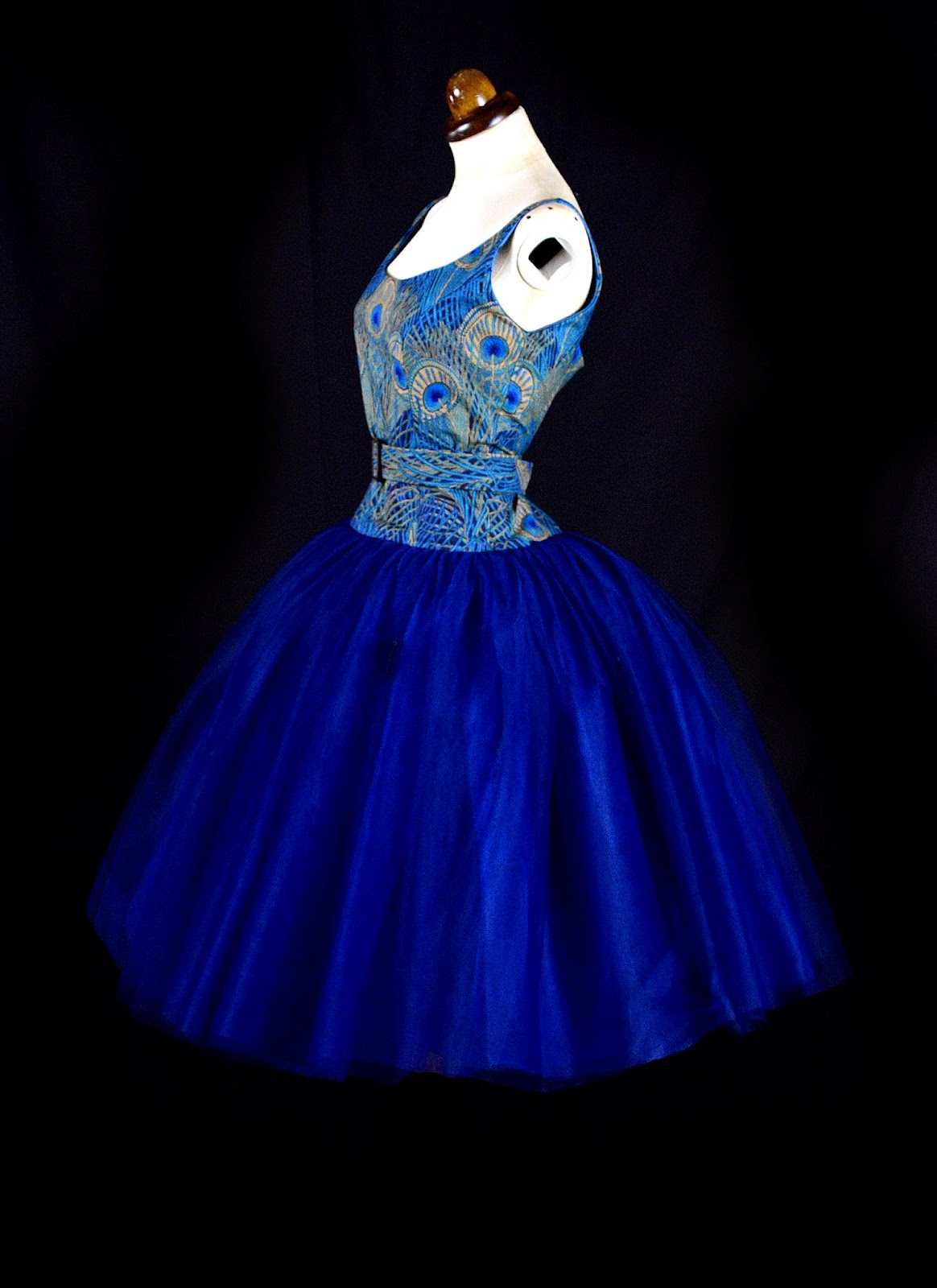 Alexandra King peacock dress