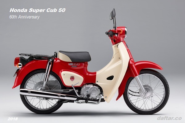 Honda Super Cub 50 60th Anniversary Magna Red