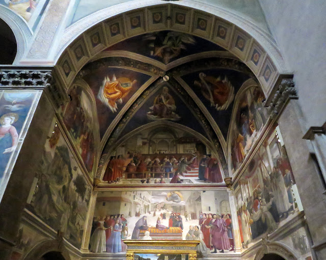 Cappella Sassetti (Sassetti Chapel) by Domenico Ghirlandaio, Basilica of Santa Trinita, piazza Santa Trinita, Florence