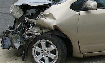 Toyota Prius crashed in New York