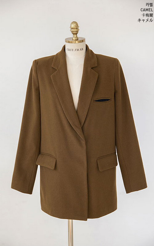 Boxy Two-Button Jacket