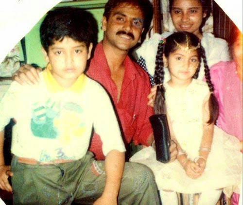 Anushka's childhood family