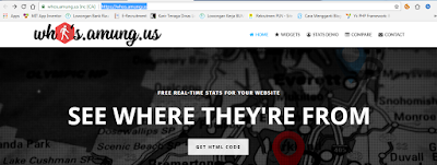 Kadang kala ada beberapa blogger yang ingin metahui berapa banyak jumlah pembaca yang onli Mengetahui Online Visitor Menggunakan Whos Amung Us